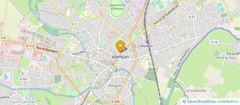 localisation de l'entreprise ACTION SOCIALE OFFICE NAT.DES FORETS à ALENCON
