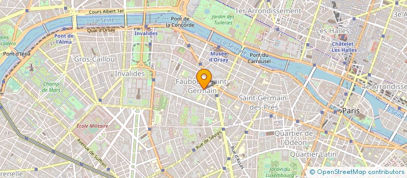 localisation de l'entreprise ACTION SOINS INTERIM à PARIS