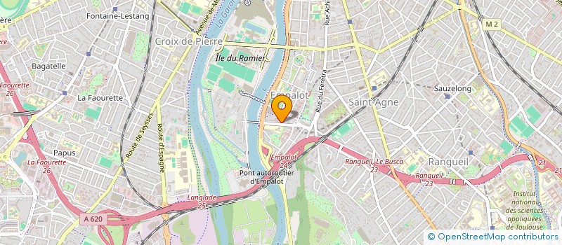localisation de l'entreprise ACTION SOLIDAIRE  TOULOUSE