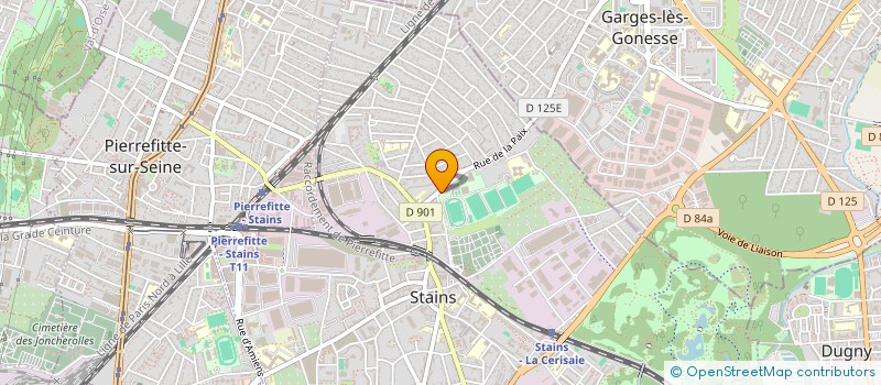 localisation de l'entreprise ACTION SOLIDAIRE à STAINS