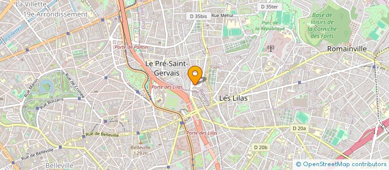 localisation de l'entreprise ACTION SOLIDAIRE ET DEVELOPPEMENT DURABLE à LE PRE-SAINT-GERVAIS