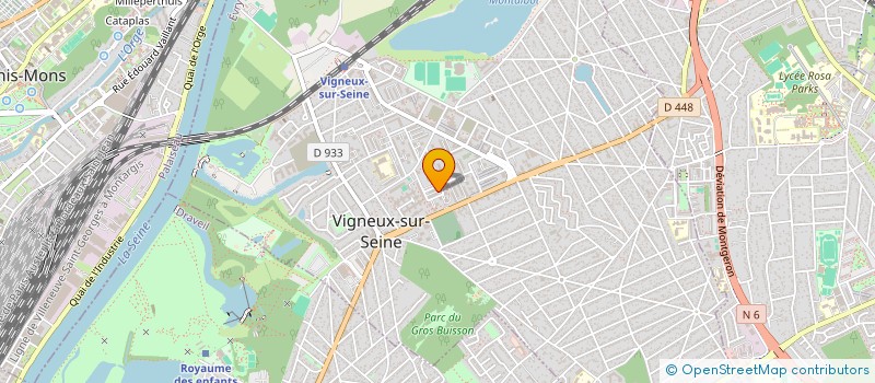 localisation de l'entreprise ACTION SOLIDAIRE POUR LE BIEN-ETRE DE TOUS-FRANCE à VIGNEUX-SUR-SEINE
