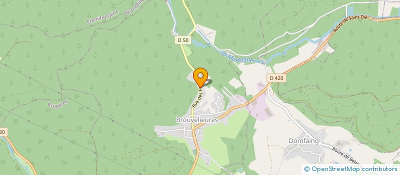 localisation de l'entreprise ACTION SOLIDARITE CAUSE ANIMALE  BROUVELIEURES