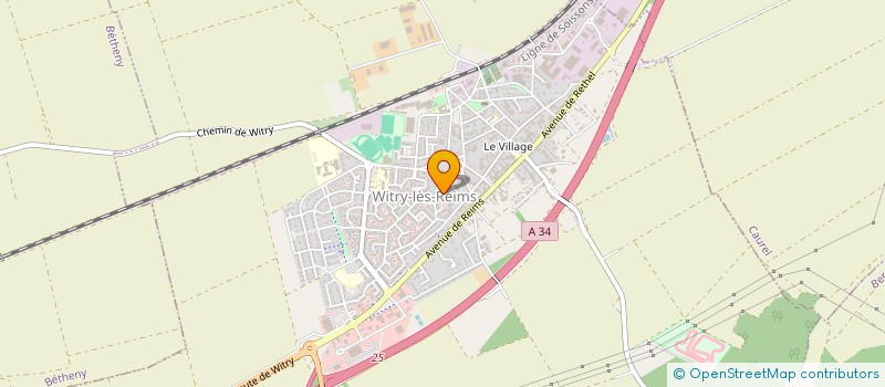 localisation de l'entreprise ACTION SOLIDARITE CITOYENNE INTERCULTURELLE  WITRY-LES-REIMS