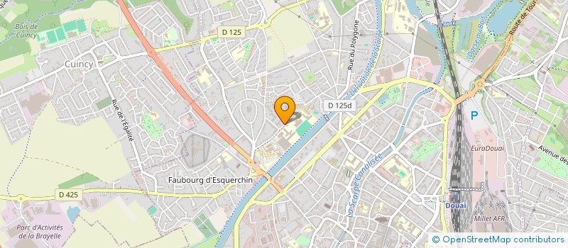 localisation de l'entreprise ACTION SOLIDARITE LOGEMENT (ASL) BOURSEUL ET GUERIN à DOUAI
