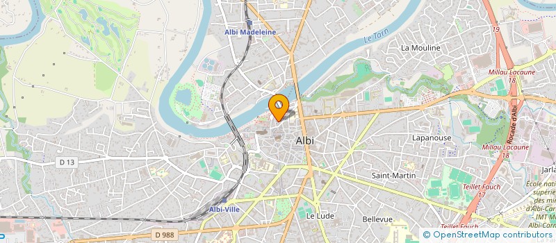 localisation de l'entreprise ACTION SOLIDARITE PERSONNES AGEES à ALBI