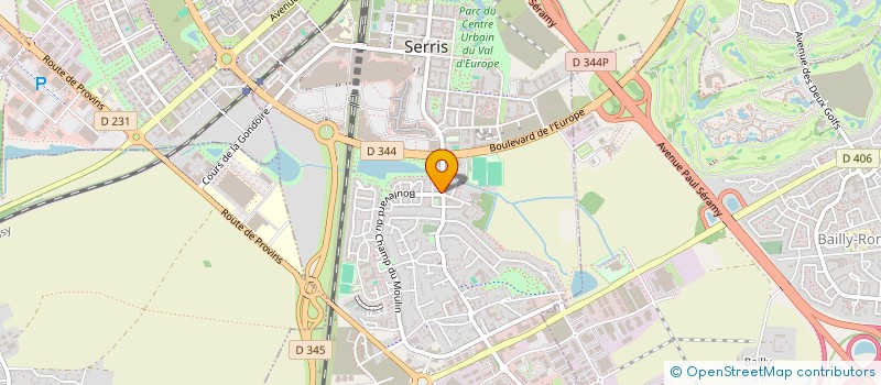 localisation de l'entreprise ACTION SOLIDARITE POUR UN DEVELOPPEMENT DURABLE  SERRIS