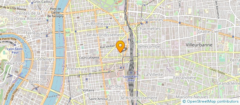 localisation de l'entreprise ACTION SOUTIEN AIDE PRESENCE HUMANITAIRE à LYON