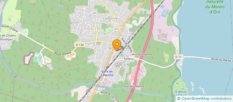 localisation de l'entreprise ACTION SPORT à LABENNE
