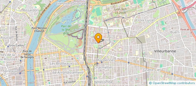 localisation de l'entreprise ACTION SPORT EDUCATION  VILLEURBANNE