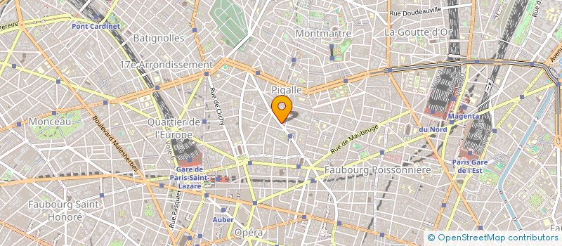 localisation de l'entreprise ACTION SPORT SAINT GEORGES à PARIS
