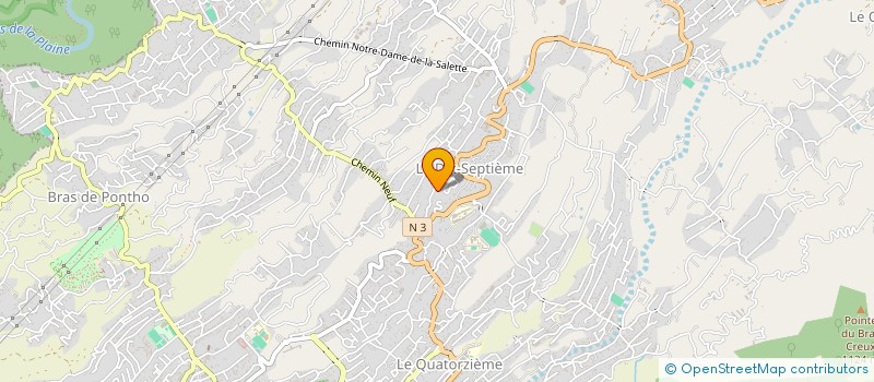 localisation de l'entreprise ACTION STUDIO REUNION  LE TAMPON