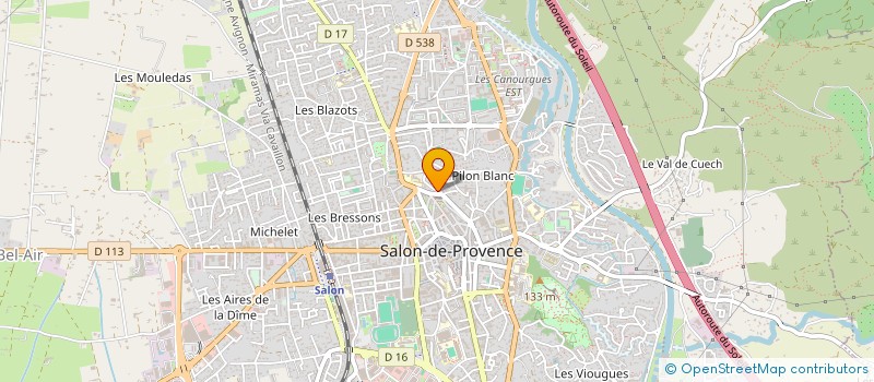 localisation de l'entreprise ACTION SUD  SALON-DE-PROVENCE