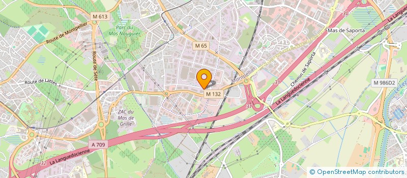 localisation de l'entreprise ACTION SUD COMMERCES à MONTPELLIER