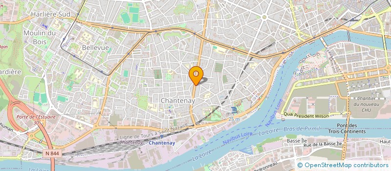 localisation de l'entreprise ACTION TECHNOLOGIE à NANTES