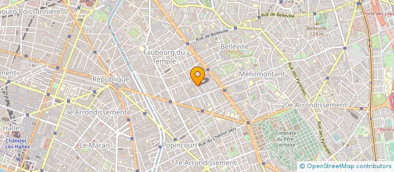 localisation de l'entreprise ACTION TELECOM à PARIS