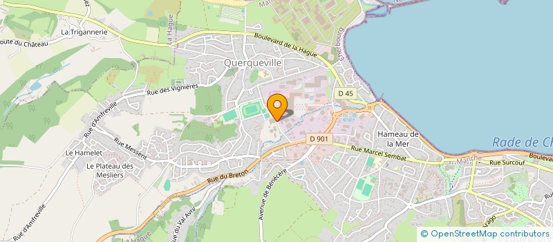 localisation de l'entreprise ACTION TOURISME EXPORT  CHERBOURG-EN-COTENTIN