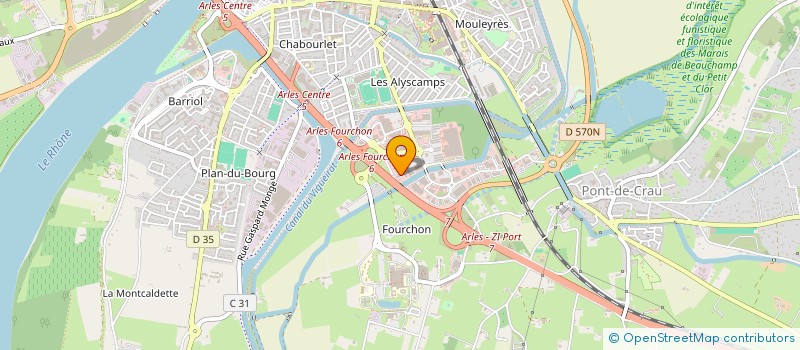 localisation de l'entreprise ACTION TOUTE SURVEILLANCE à ARLES