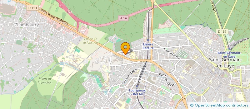 localisation de l'entreprise ACTION TRAINING PRODUCTIONS à SAINT-GERMAIN-EN-LAYE
