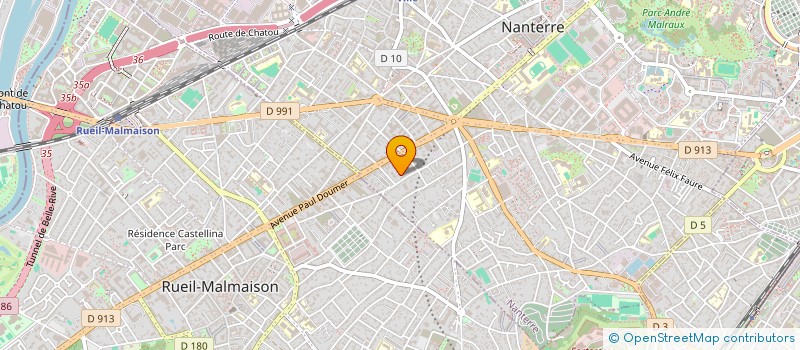 localisation de l'entreprise ACTION TRANSPORT à NANTERRE