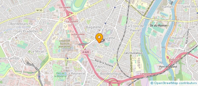 localisation de l'entreprise ACTION TRANSPORT EXPRESS à TOULOUSE