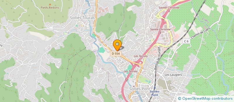 localisation de l'entreprise ACTION TRAVAUX PUBLICS  SOLLIES-PONT