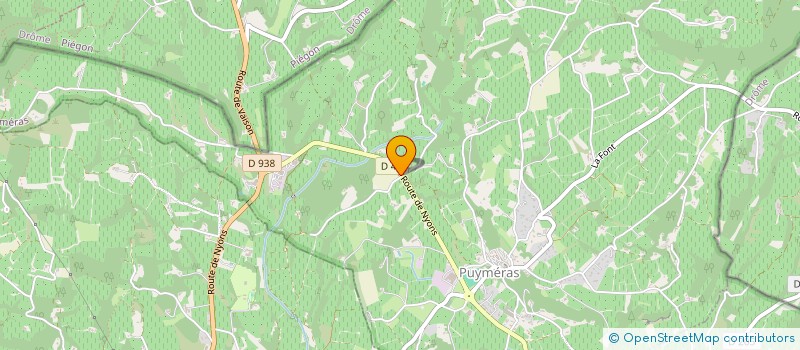 localisation de l'entreprise ACTION VAISON ASSAINISSEMENT  PUYMERAS