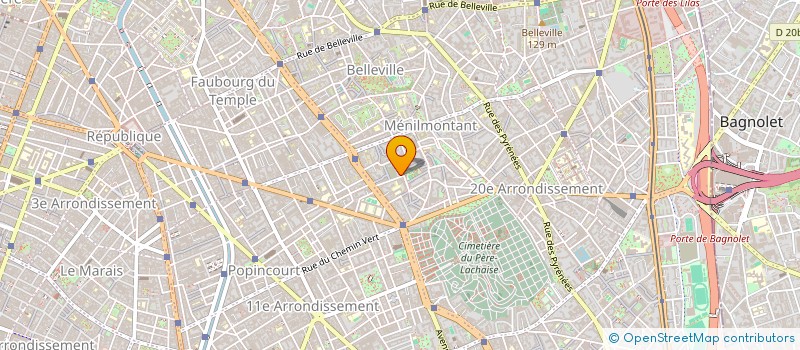 localisation de l'entreprise ACTION VERT L'AVENIR  PARIS