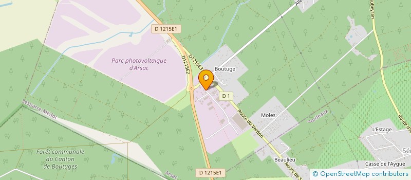 localisation de l'entreprise ACTION VO  ARSAC