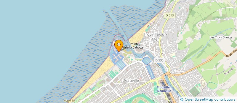 localisation de l'entreprise ACTION VOILE à DEAUVILLE
