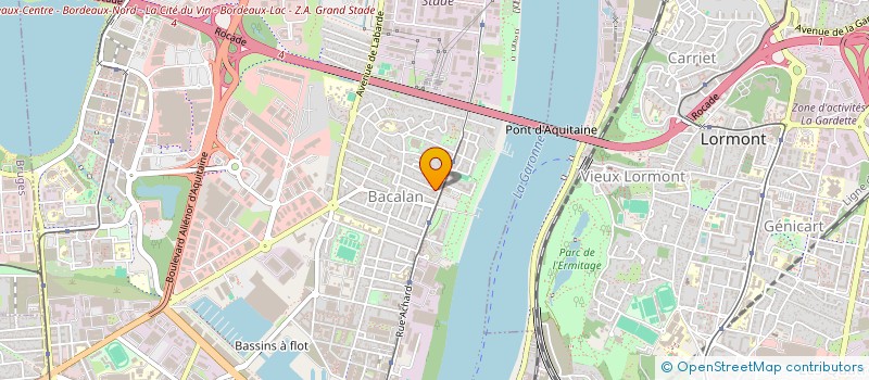 localisation de l'entreprise ACTION VOLONT ENTREP INOV RET EMPLOI à BORDEAUX
