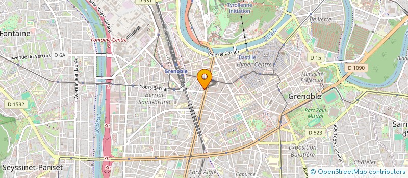 localisation de l'entreprise ACTIONABLE THINKING à GRENOBLE