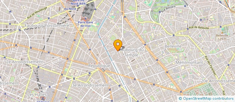 localisation de l'entreprise ACTIONBAT 34  PARIS