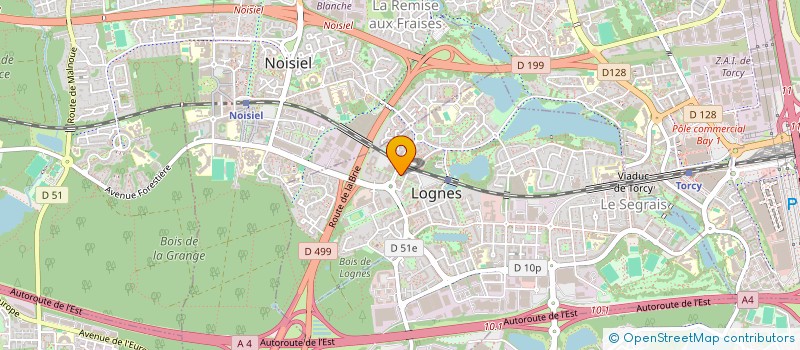 localisation de l'entreprise ACTIONET 77 à LOGNES