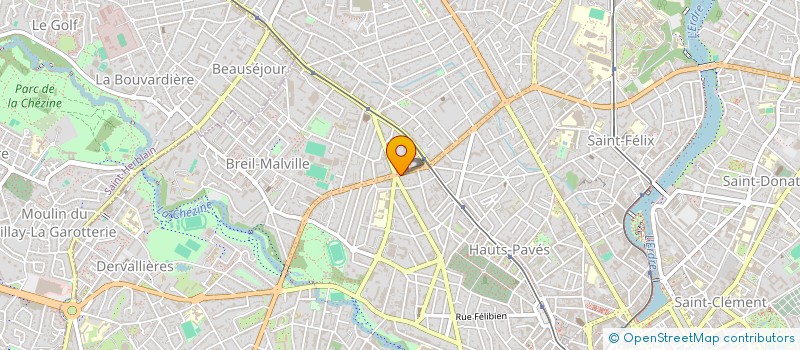 localisation de l'entreprise ACTIONFLEURS à NANTES