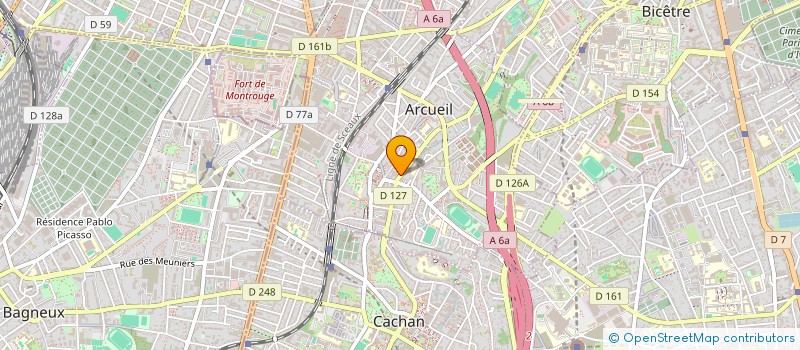 localisation de l'entreprise ACTIONFROID INITIATIVES PROTECTION & PREVENTION  ARCUEIL