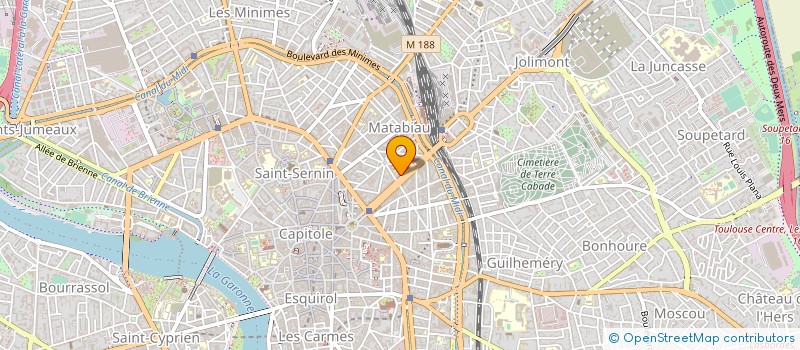 localisation de l'entreprise ACTIONJET à TOULOUSE