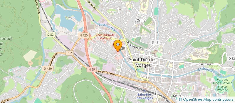localisation de l'entreprise ACTIONNARIAL MARCKETING SYSTEME à SAINT-DIE-DES-VOSGES