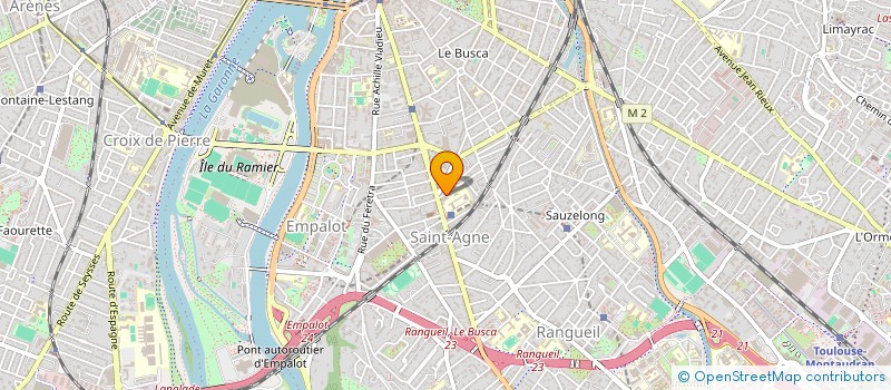 localisation de l'entreprise ACTIONS 2000 à TOULOUSE