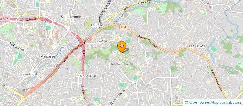 localisation de l'entreprise ACTIONS ACCESSIBILITE ET INCLUSION (AAI) à MARSEILLE