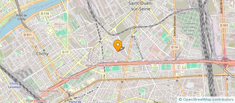 localisation de l'entreprise ACTIONS AMICALES AUDONIENNES à SAINT-OUEN-SUR-SEINE