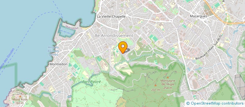 localisation de l'entreprise ACTIONS BIEN ETRE  MARSEILLE