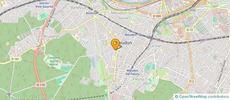 localisation de l'entreprise ACTIONS BIODIVERSITE  MEUDON