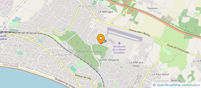 localisation de l'entreprise ACTIONS CANCER 44 à LA BAULE-ESCOUBLAC