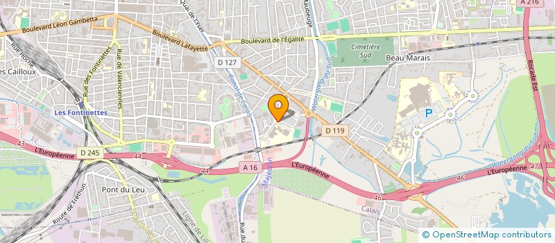 localisation de l'entreprise ACTIONS CITOYENNES à CALAIS