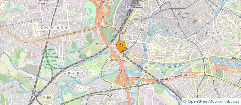 localisation de l'entreprise ACTIONS CITOYENNES INTERCULTURELLES à STRASBOURG