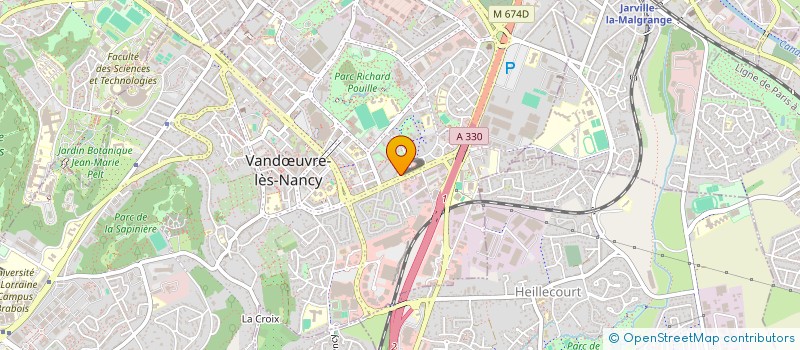 localisation de l'entreprise ACTIONS CITOYENNES TRANSCULTURELLES POUR L INTREGRATION VALORISATION DES ETRANGERS  VANDUVRE-LES-NANCY