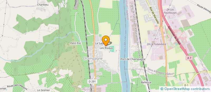 localisation de l'entreprise ACTIONS CO à CHAMPAGNE