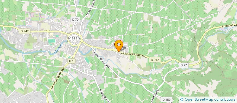 localisation de l'entreprise ACTIONS COGNIT CREAT DS L'ENTR SYNERGIES  MAZAN