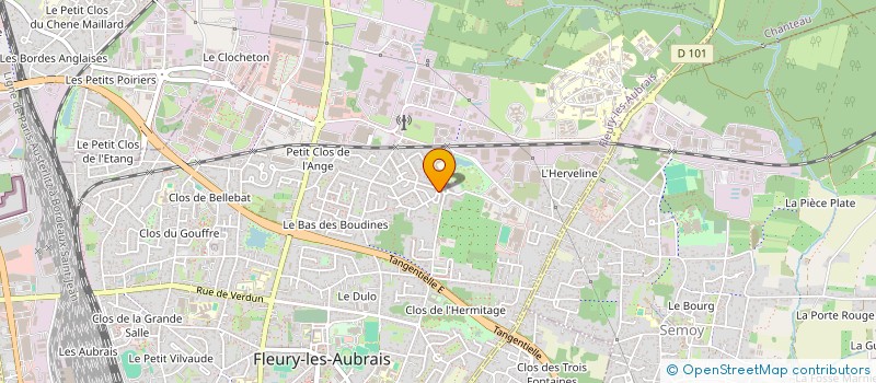 localisation de l'entreprise ACTIONS D'ICI ET D'AILLEURS à FLEURY-LES-AUBRAIS